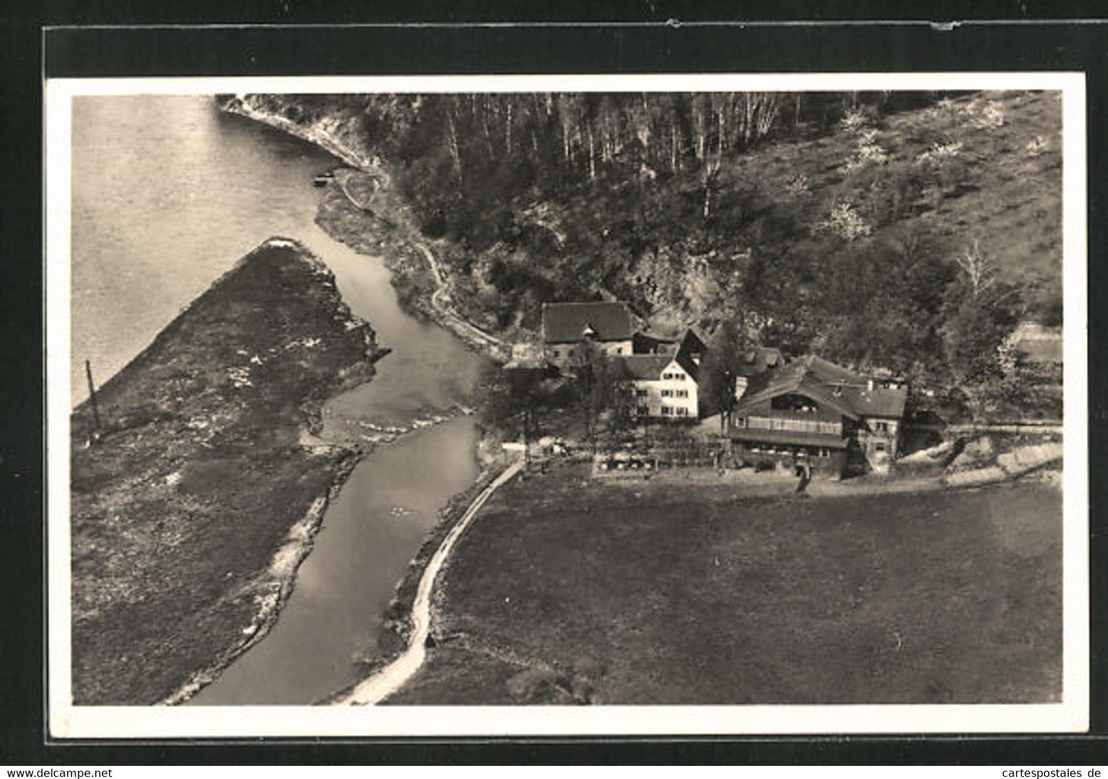 AK Grimma I. Sa., Gasthaus Zur Schiffsmühle - Grimma