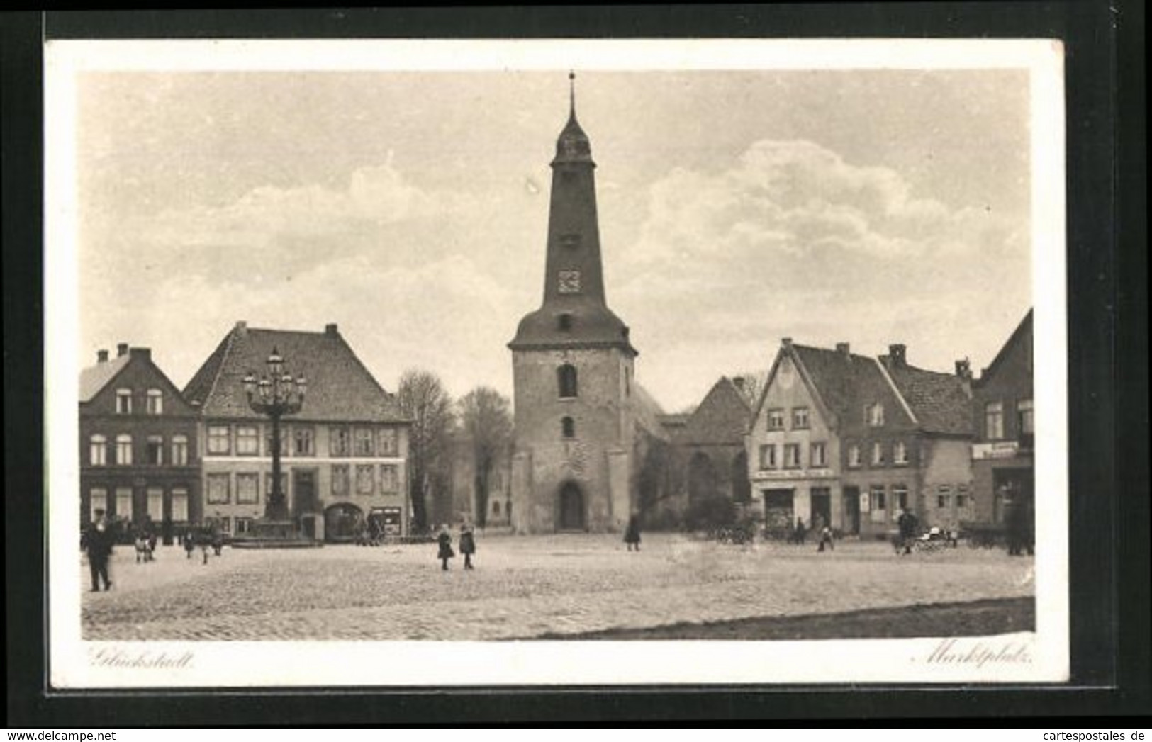 AK Glückstadt, Partie Am Marktplatz - Glueckstadt