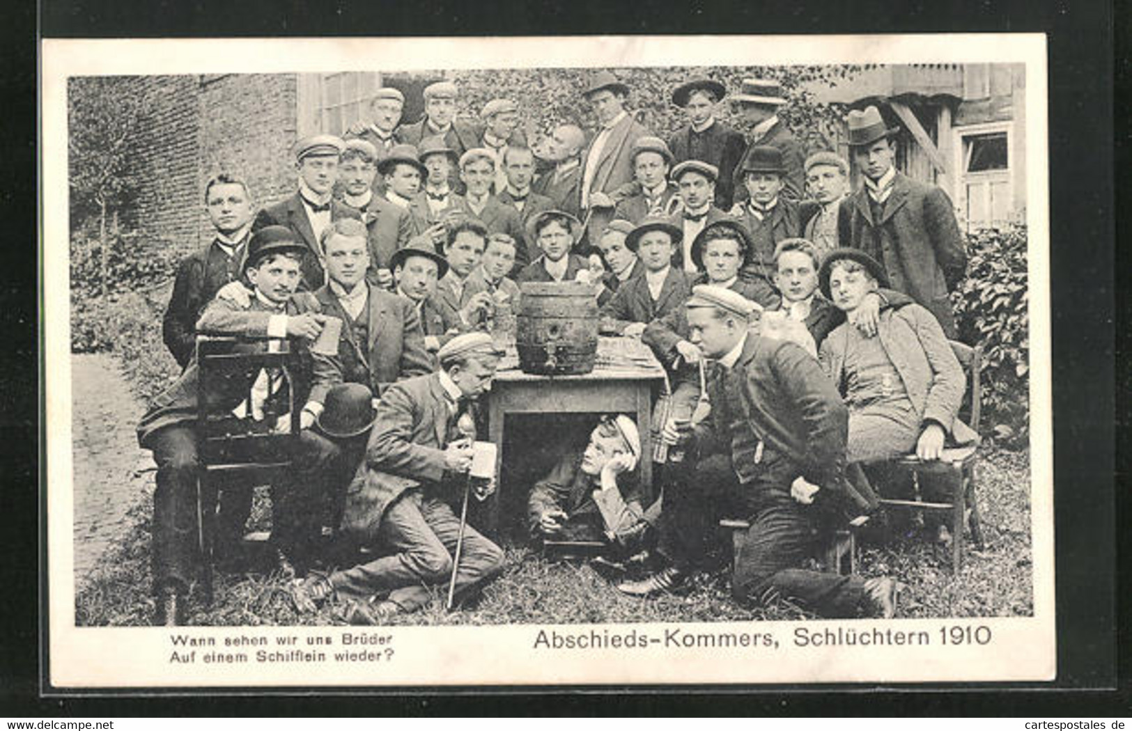 AK Schlüchtern, Abschieds-Kommers 1910 - Schlüchtern