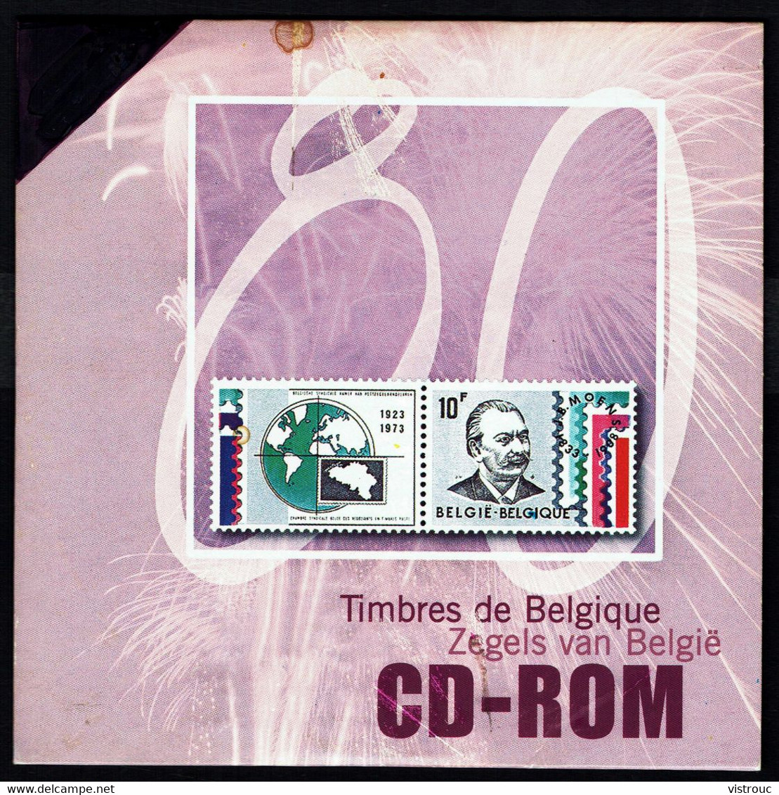 CD ROM "TIMBRES DE BELGIQUE". - French