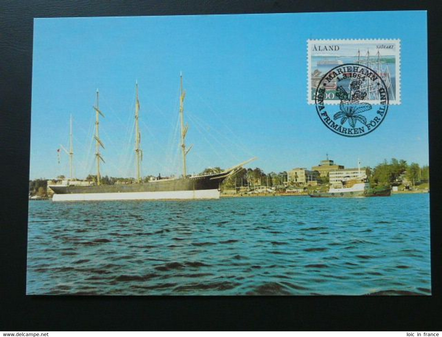 Carte Maximum Card Bateau Ship Aland Ref 61686 - Aland