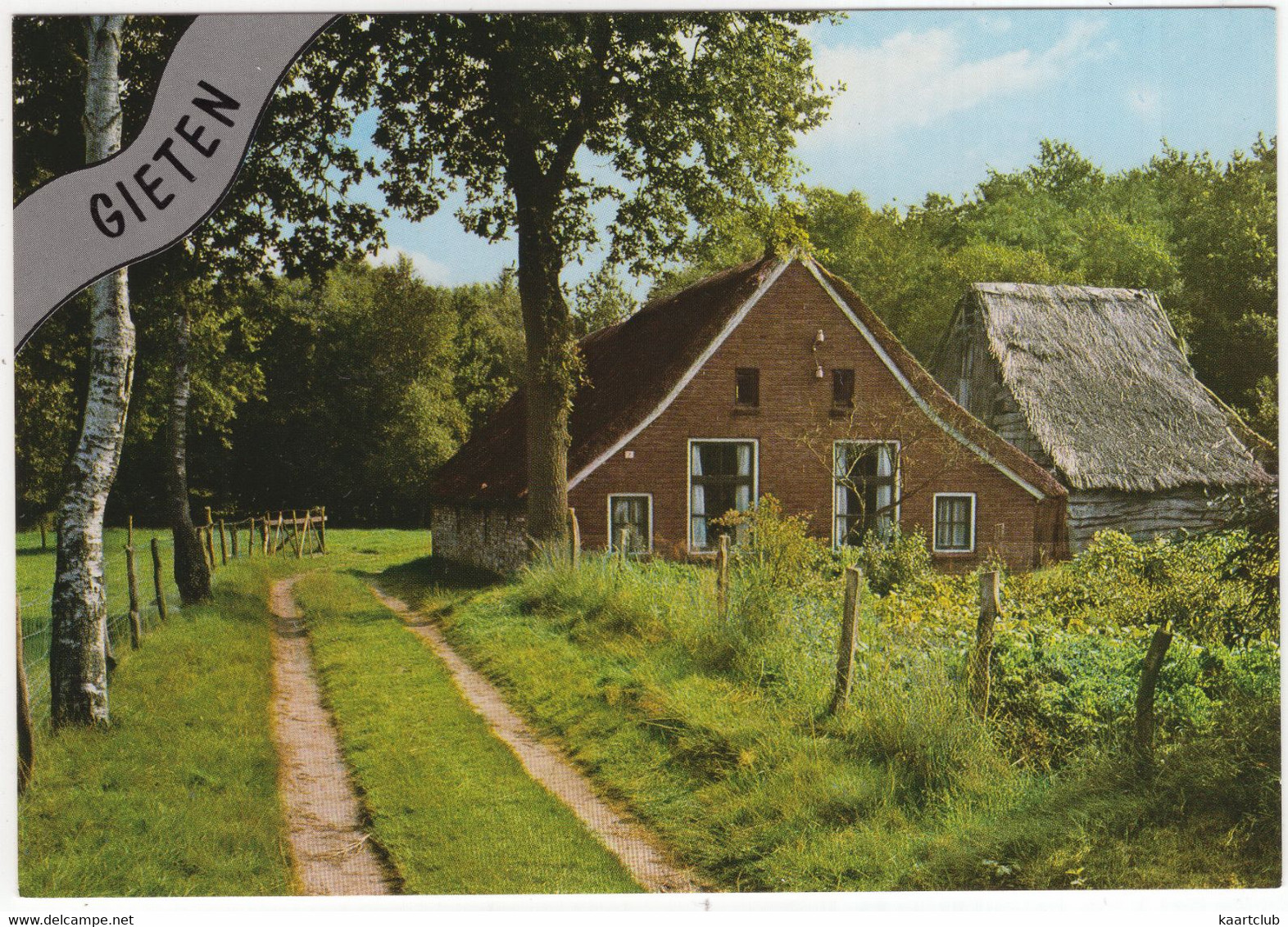 Gieten - Boerderijtje, Plaggenhut - (Drenthe, Holland) - Gieten