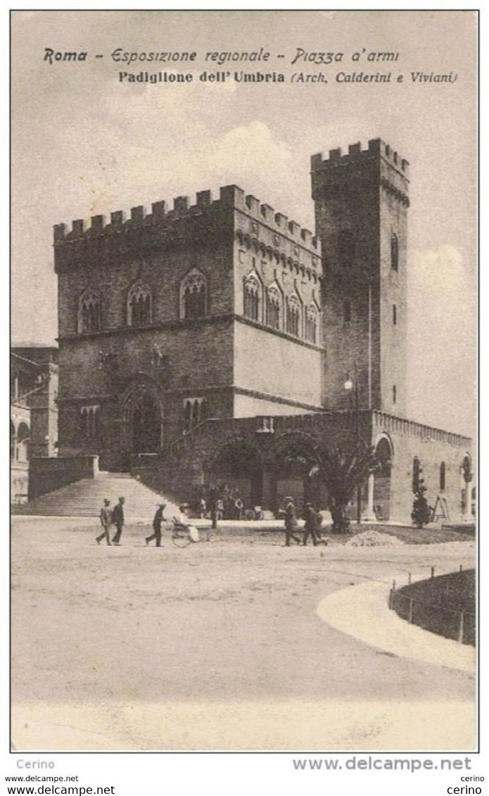 ROMA:  ESPOSIZIONE  REGIONALE  -  PIAZZA  D' ARMI  -  PADIGLIONE  DELL' UMBRIA  -  FP - Mostre, Esposizioni