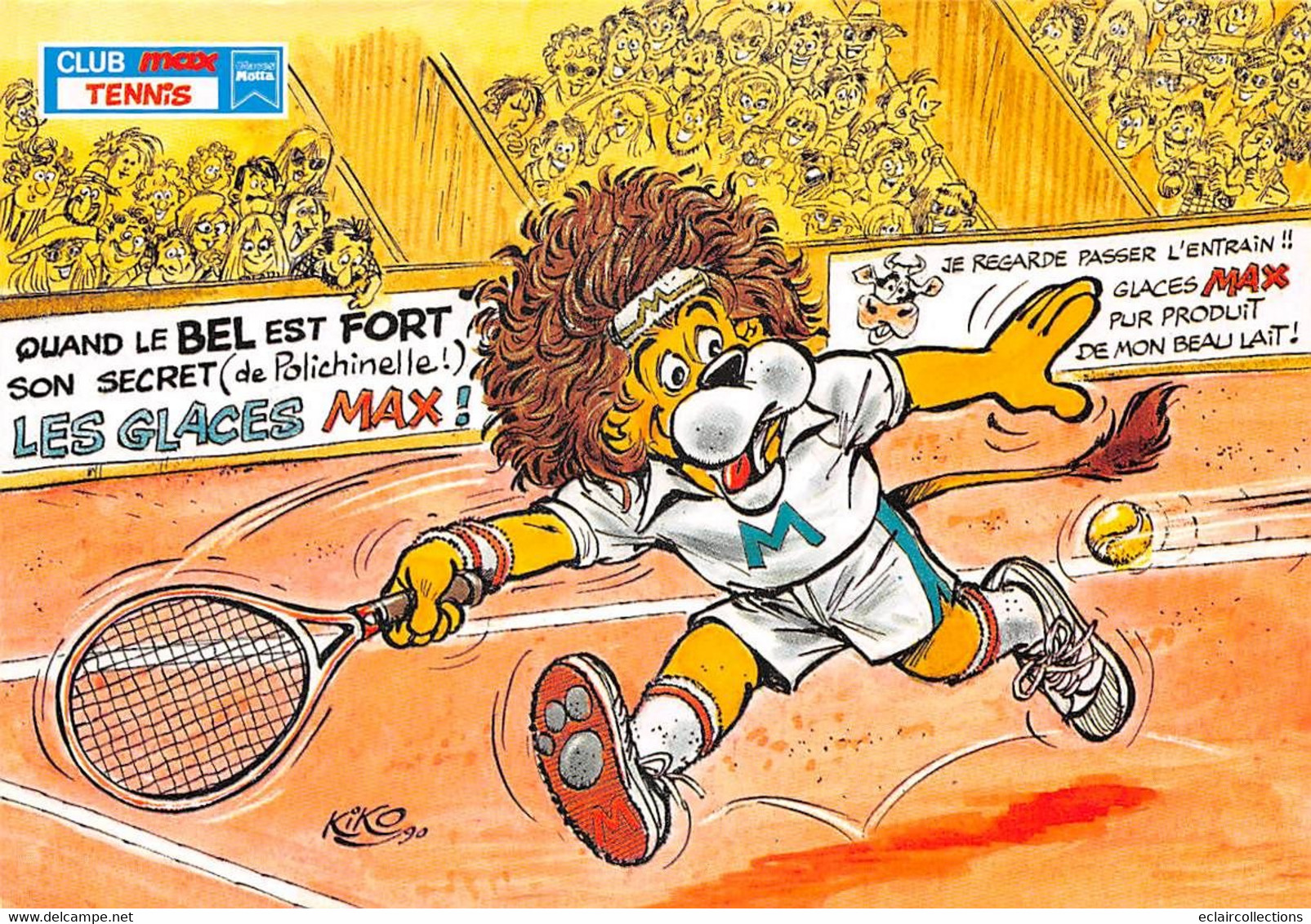 Thème:  Sport: Tennis      Club Max  Illustré Par Kiko     (voir Scan) - Tennis