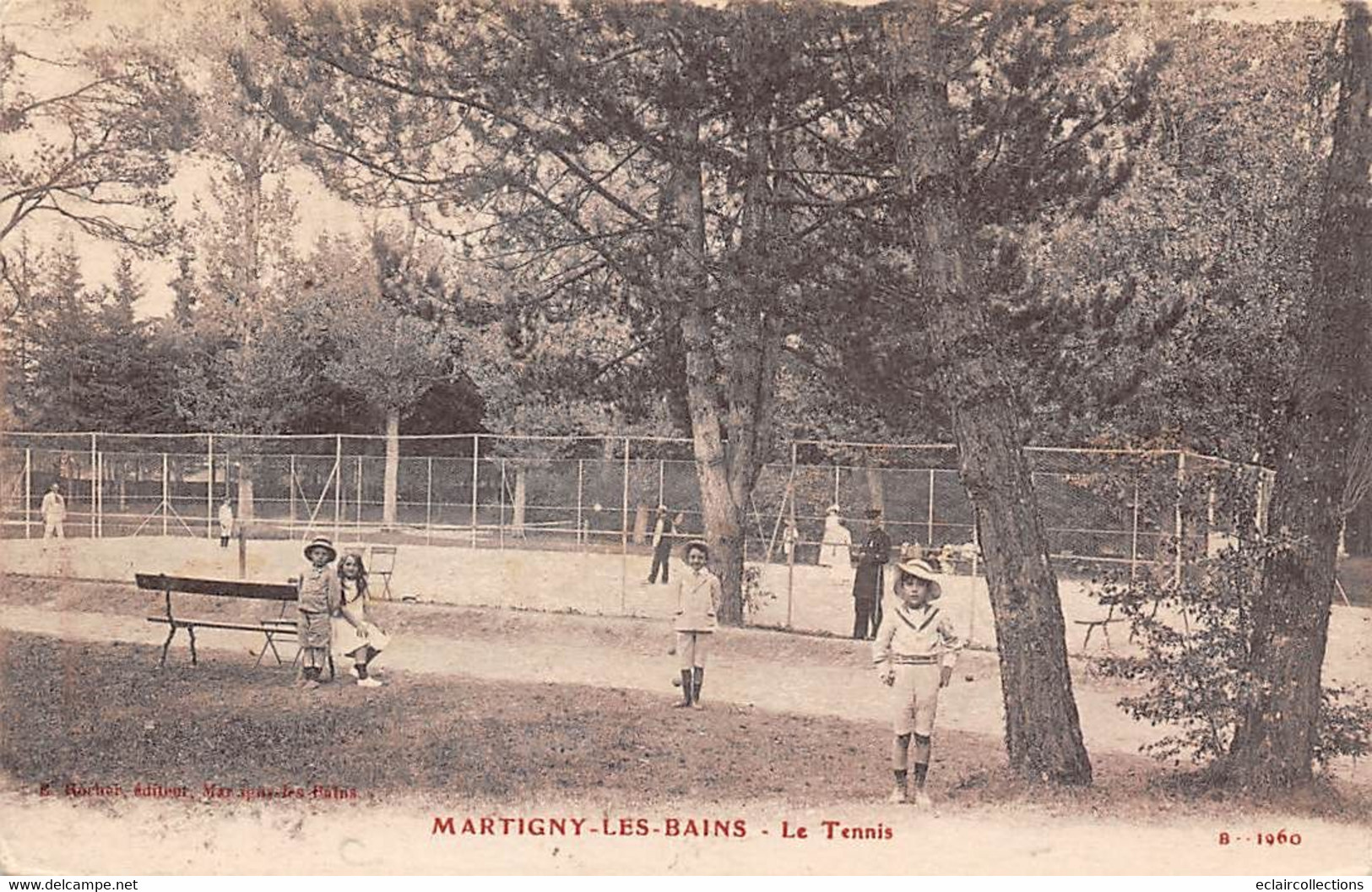 Thème:  Sport:    Tennis  Martigny Les Bains   (voir Scan) - Tennis