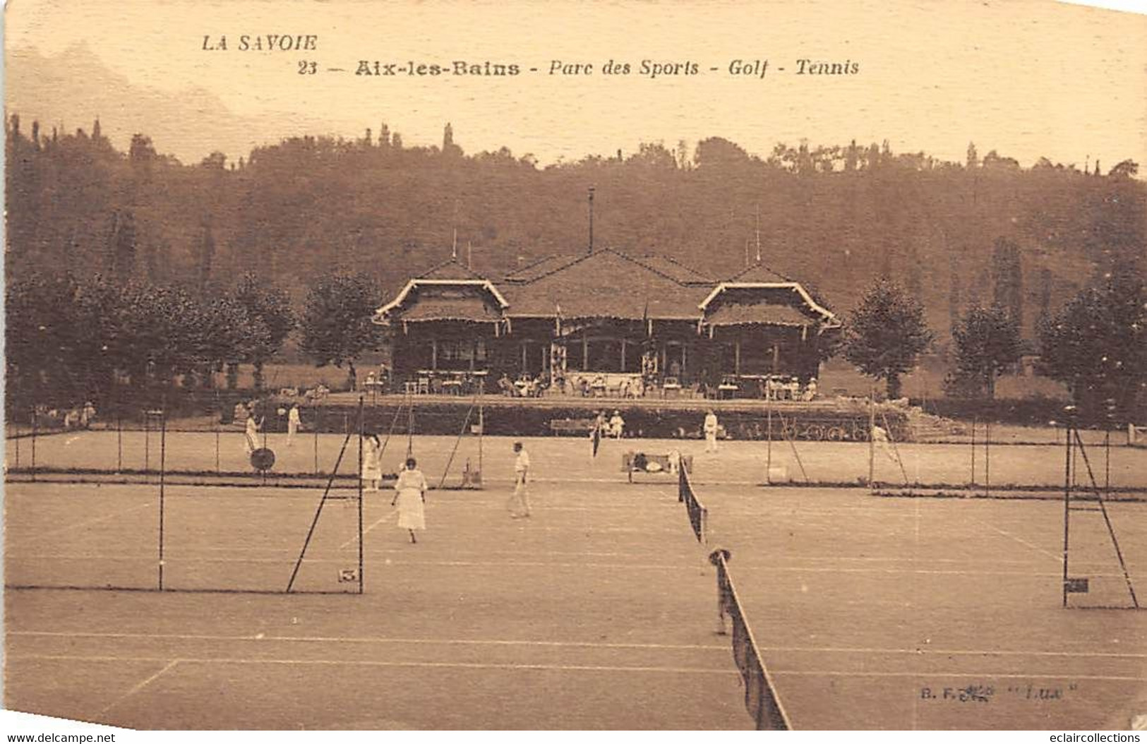 Thème:  Sport:    Tennis   Aix Les Bains     (voir Scan) - Tennis