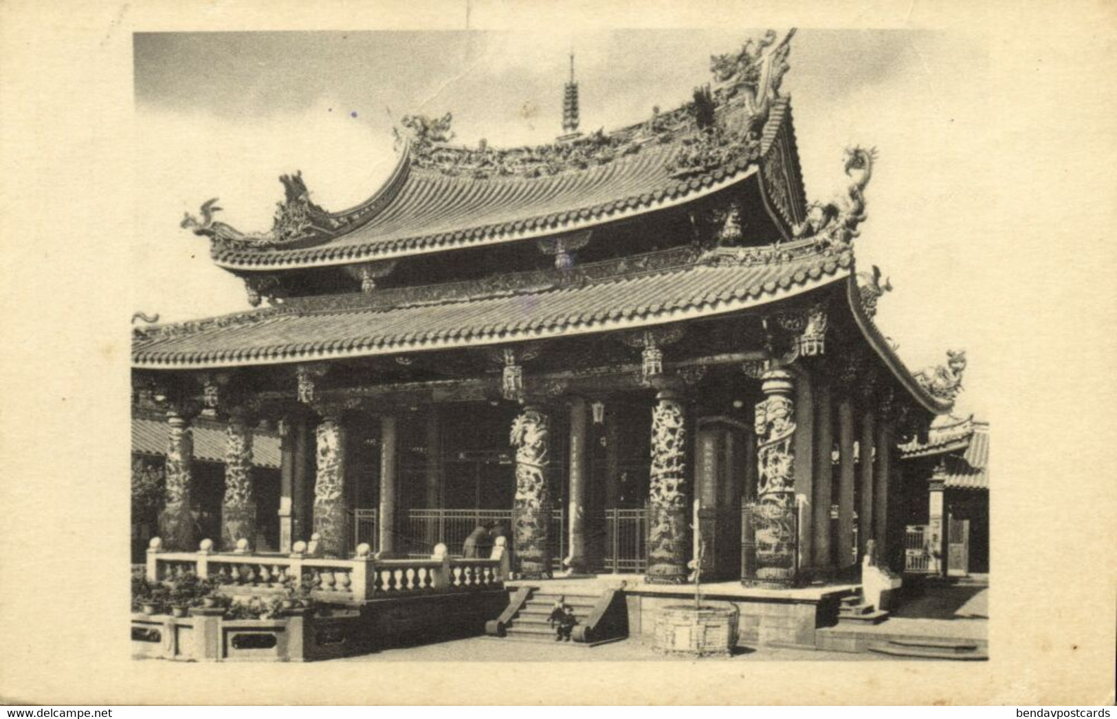 Formosa Taiwan, TAIPEI, Lung Shan Temple (1920s) Postcard - Formosa