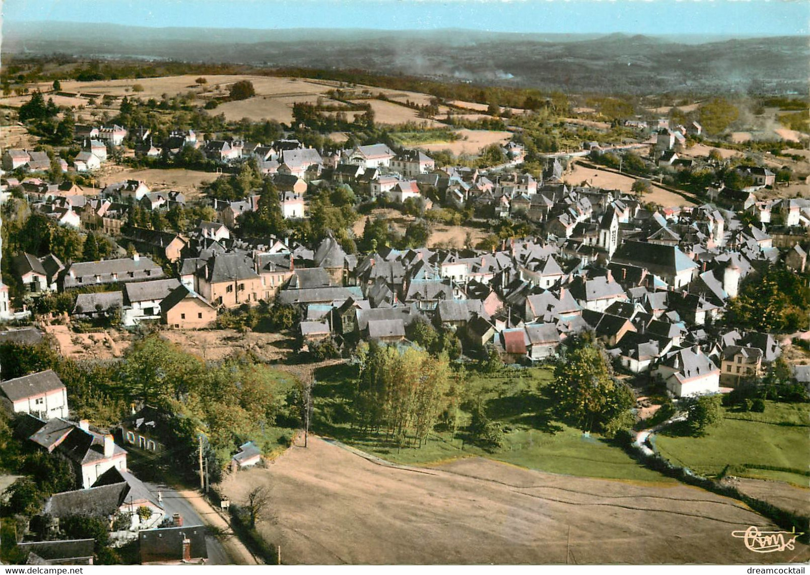 Photo Cpsm 18 JUILLAC. Vue Aérienne 1967 - Juillac