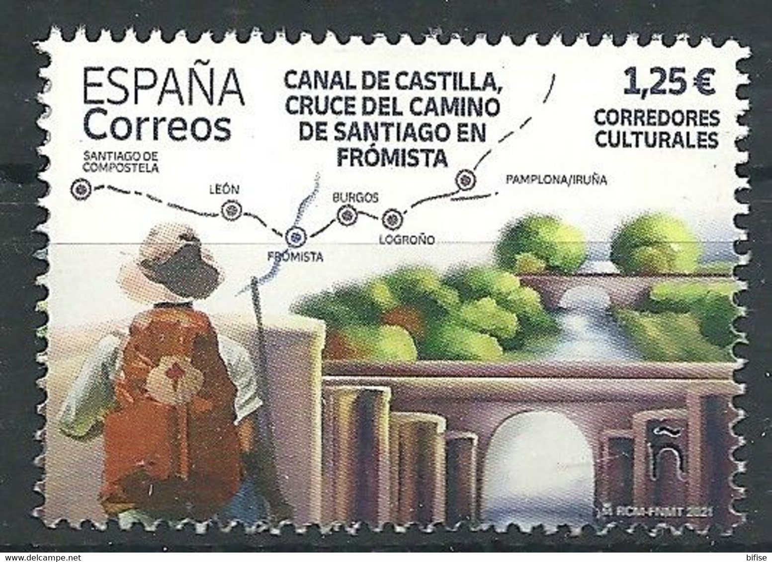 ESPAÑA 2021 - Canal De Castilla ** MNH - Nuovi