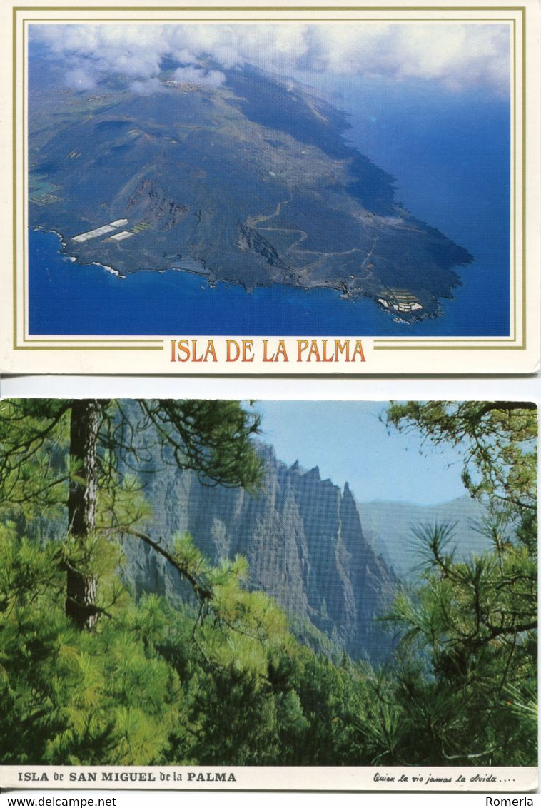 Canaries - La Palma - Lot 16 Cartes Neuves Et/ou Timbrées - La Palma