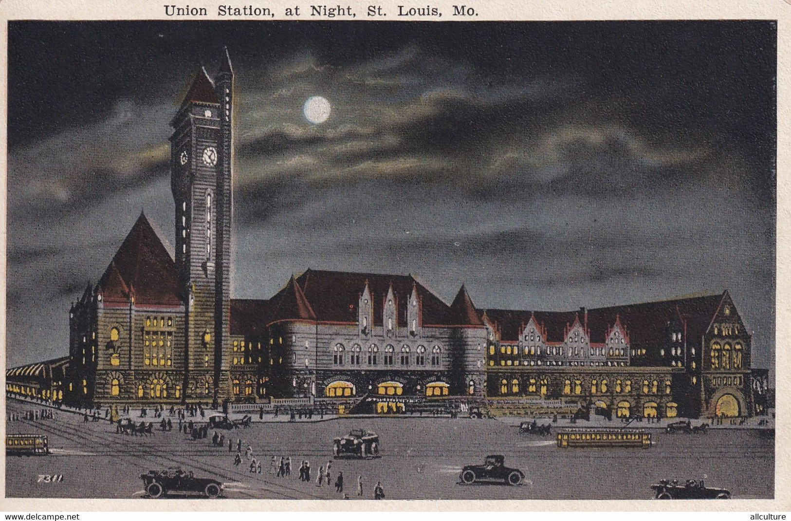 A11321- UNION STATION, RAILWAY STATION SAINT LOUIS CITY MISSOURI UNITED STATES OF AMERICA POSTCARD - St Louis – Missouri