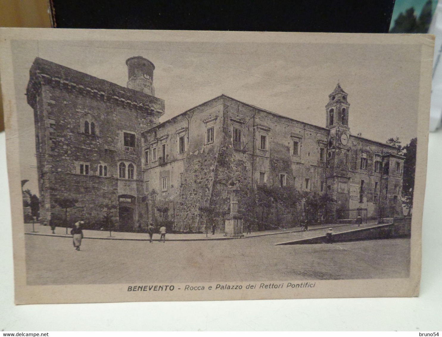Cartolina Benevento Rocca E Palazzo Dei Rettori Pontifici 1935 - Benevento