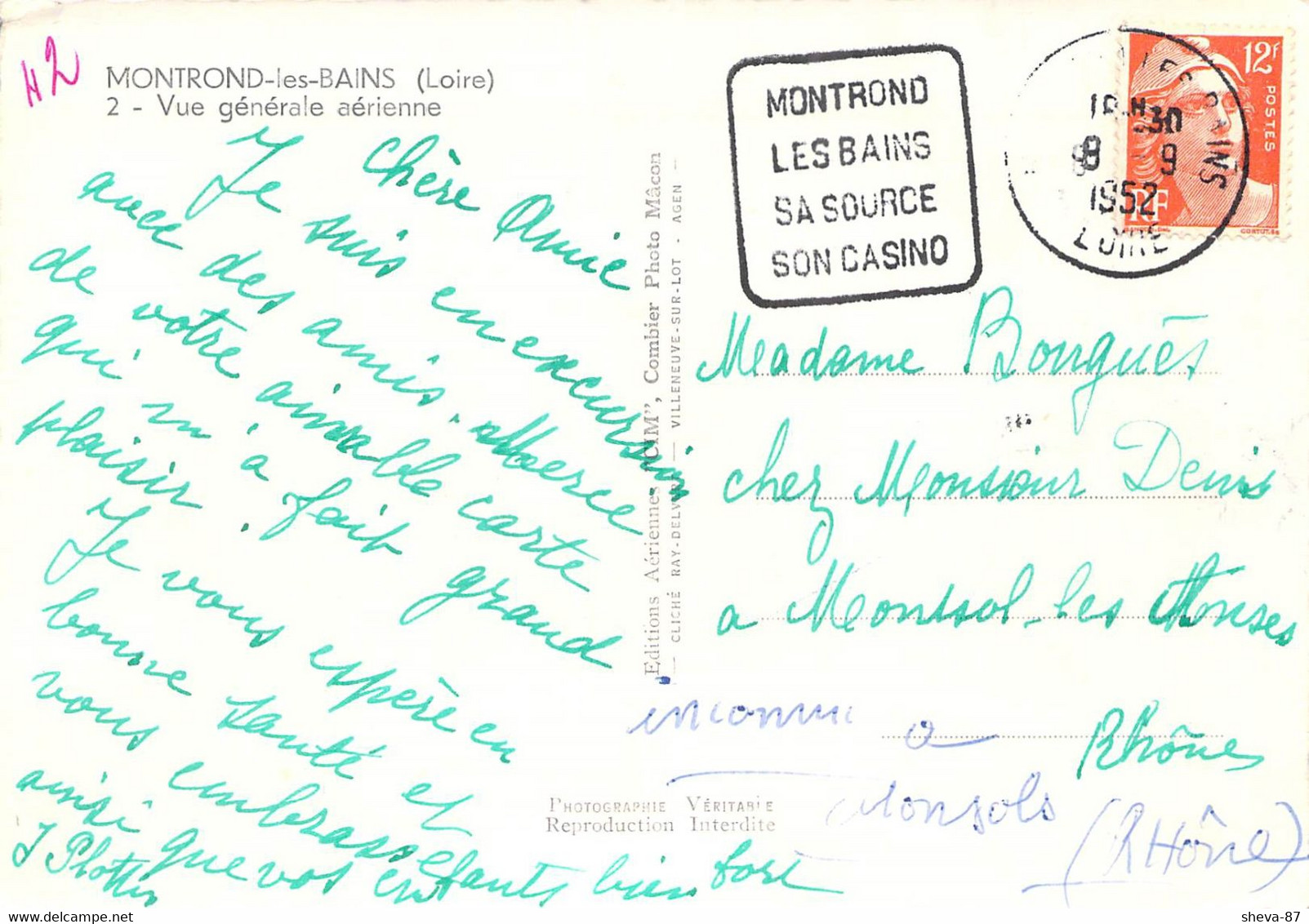 42 - Montrond Les Bains - Vue Générale Aérienne - Sonstige & Ohne Zuordnung