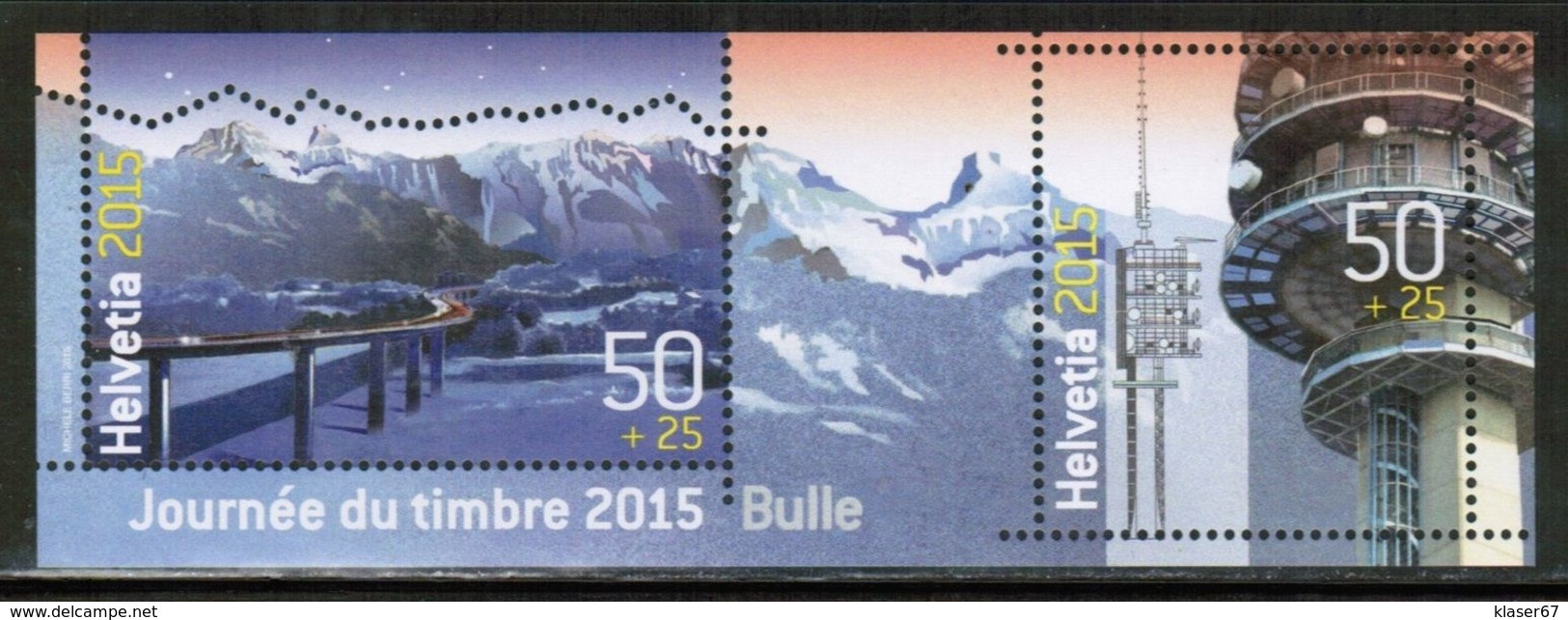 CH 2015 MI BL 60 MNH ** - Unused Stamps