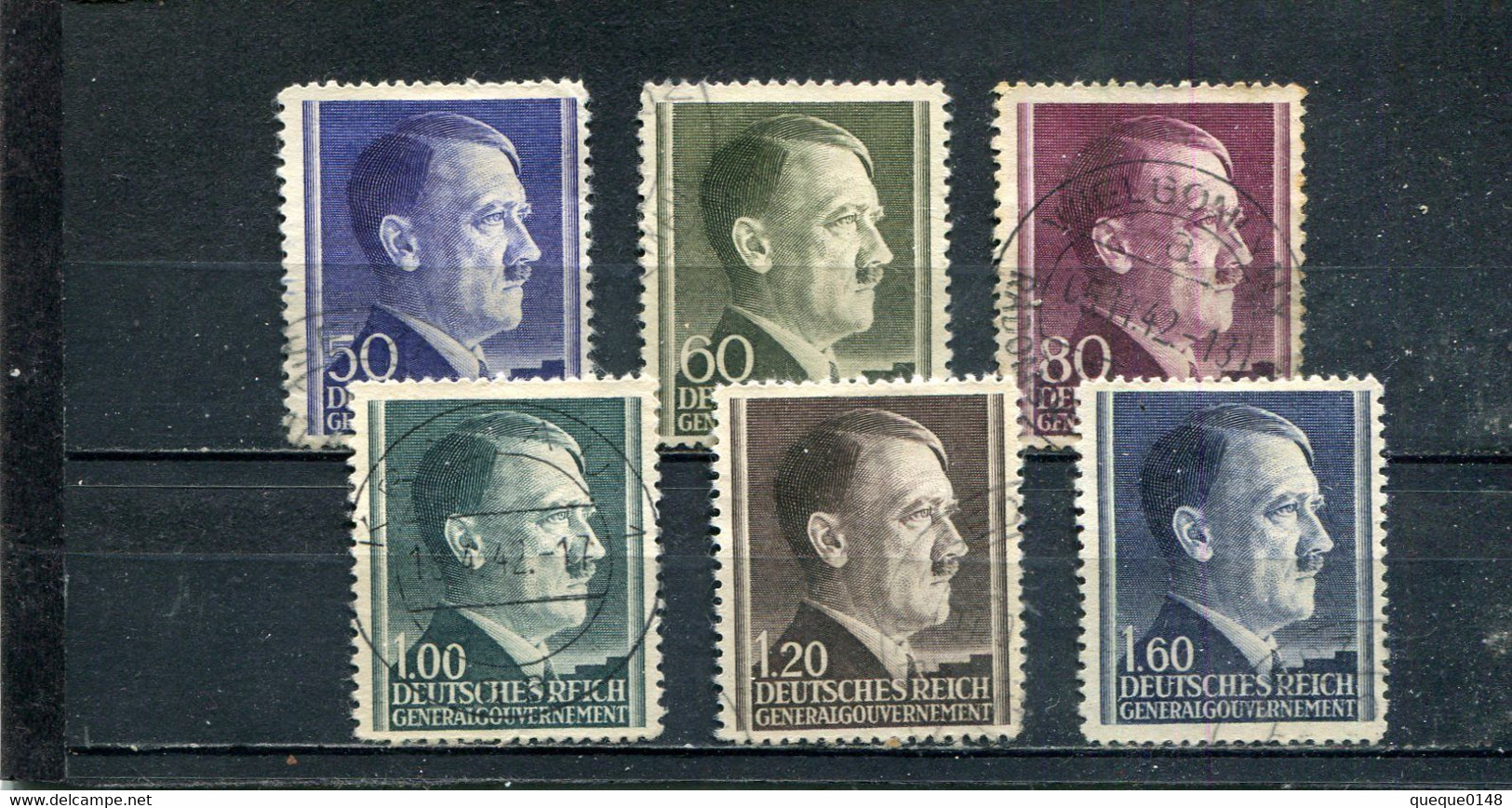 Pologne 1941-42 Yt 94-99 Gouvernement Général - Governo Generale