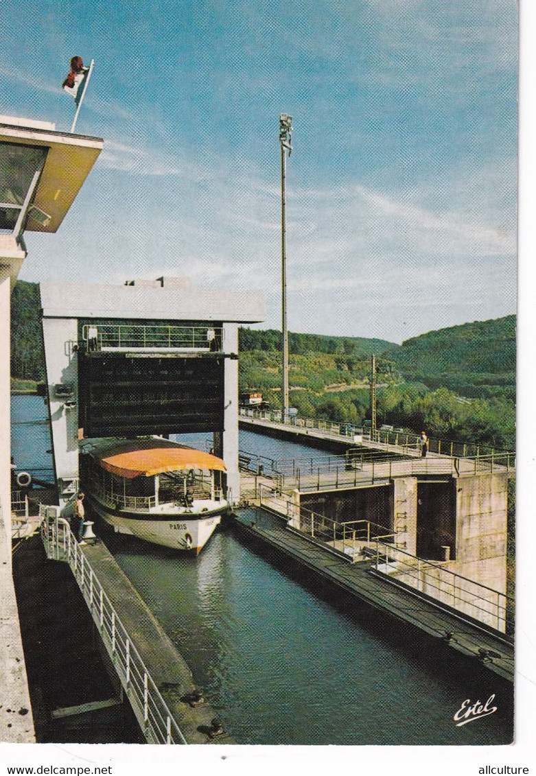 A11438-PLAN INCLINE TRANSVERSAL,CROISIERE SUR LE CANAL DE LA MARNE AU RHIN,SAINT-LOUIS ARZVILLER MOSELLE FRANCE POSTCARD - Arzviller