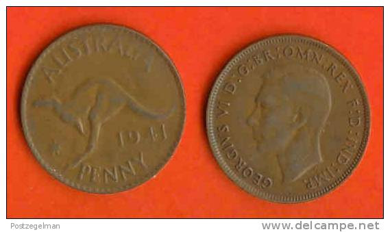 AUSTRALIA 1951-1952 Coin 1 Penny KM43 - Penny