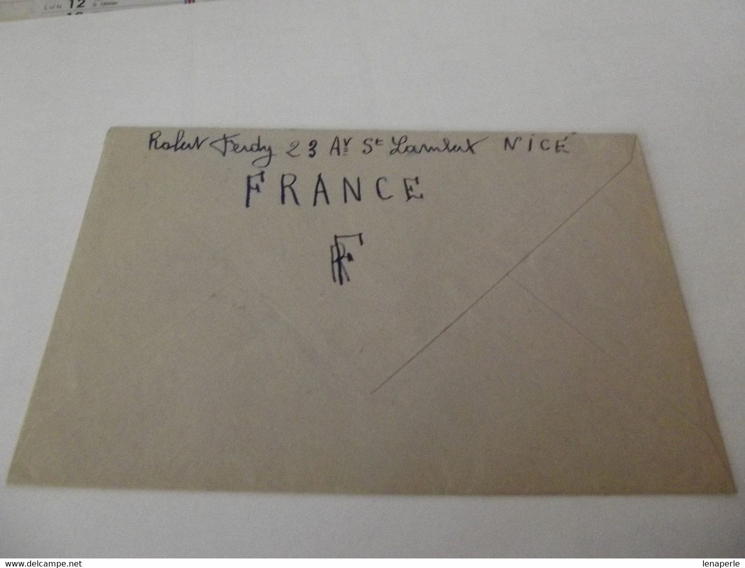 Lettre France Nice Gare 1937 Congrés International Des Chemins De Fer - Collections