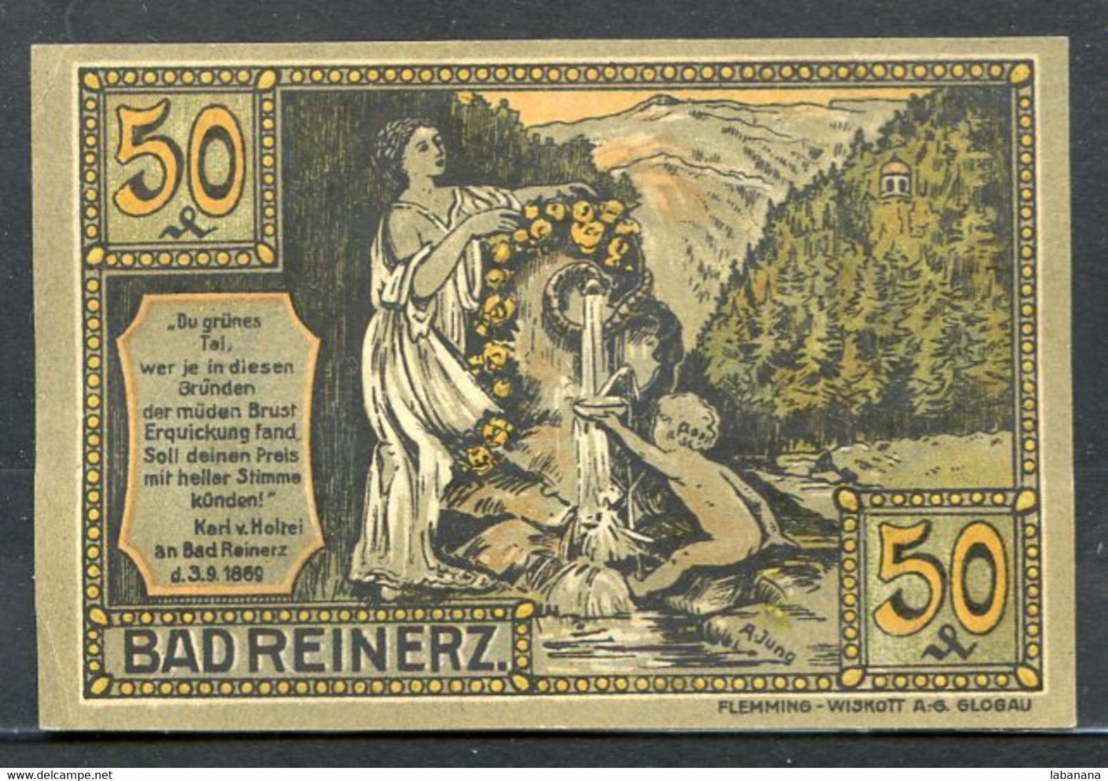 433-Duszniki 10pf, 6x25pf et 6x50pf 1921