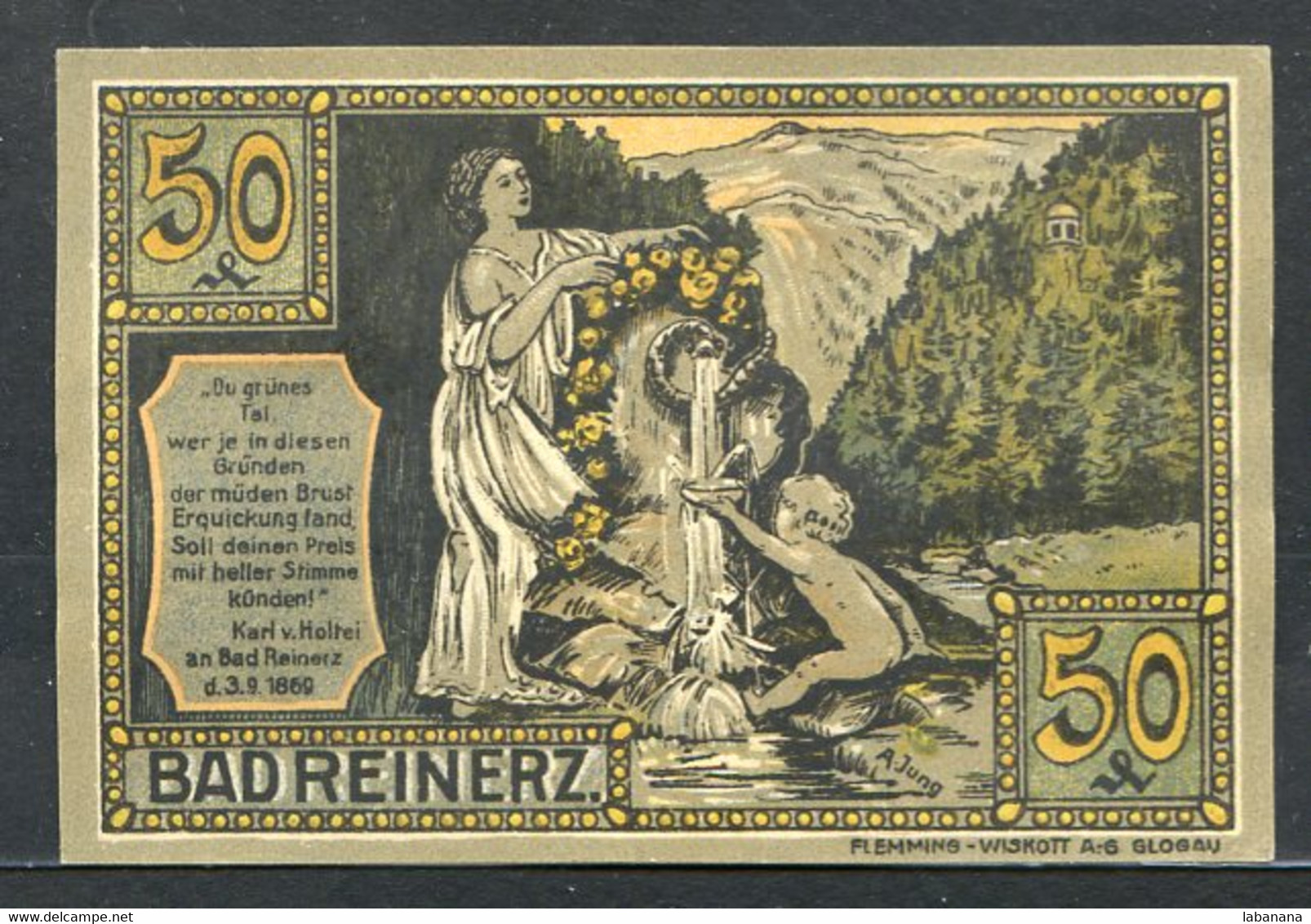 433-Duszniki 10pf, 6x25pf et 6x50pf 1921