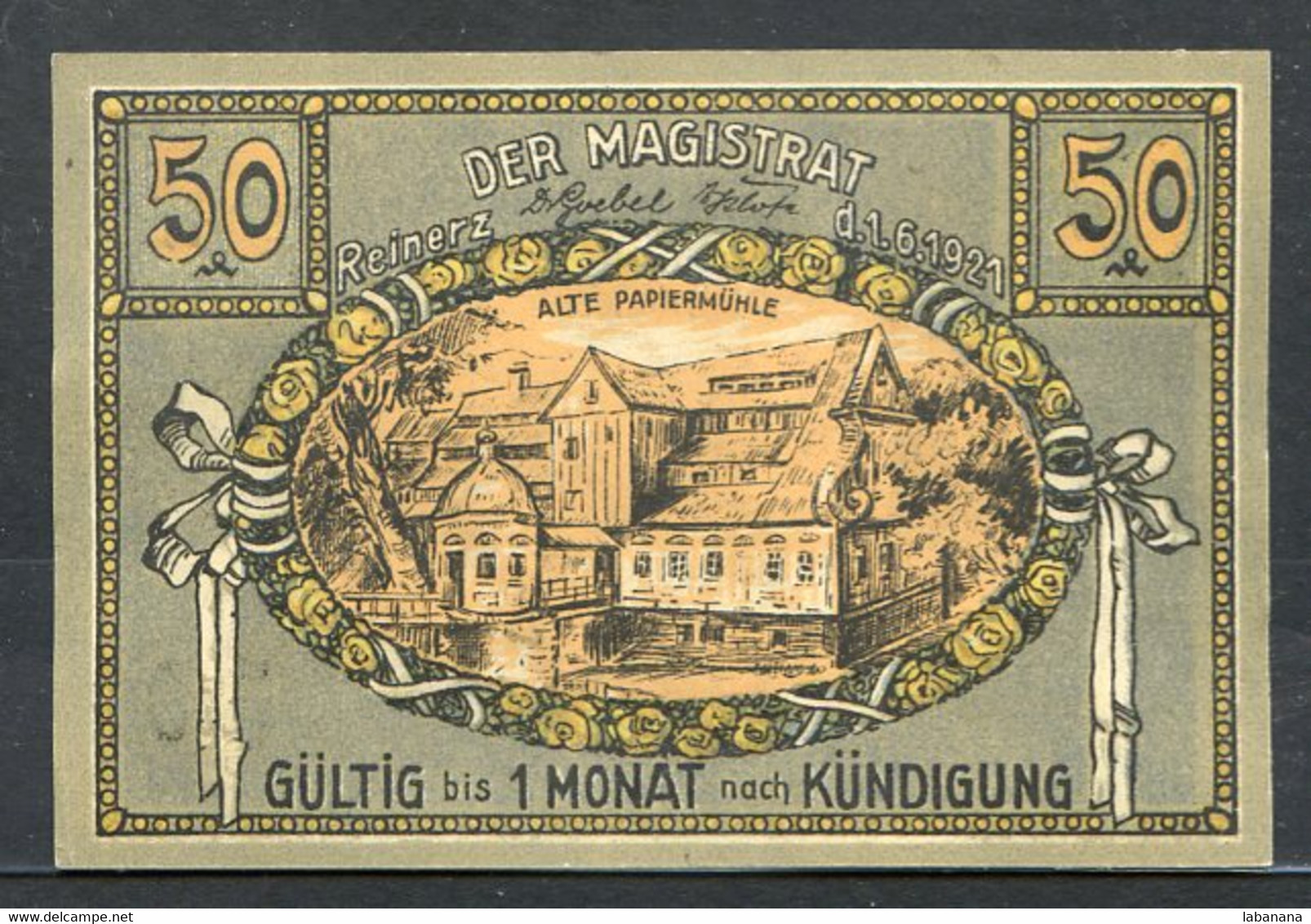 433-Duszniki 10pf, 6x25pf et 6x50pf 1921