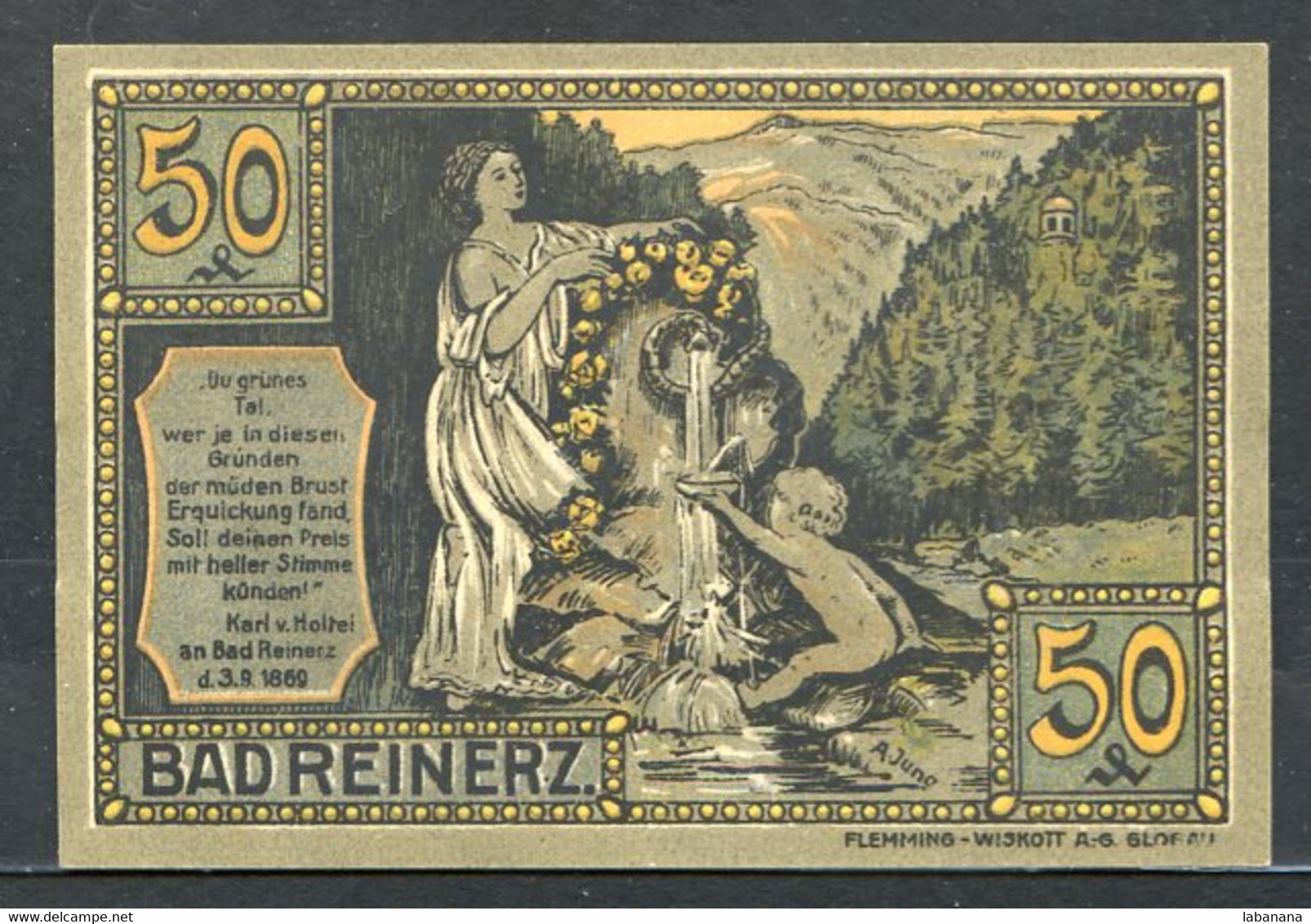 433-Duszniki 10pf, 6x25pf et 6x50pf 1921