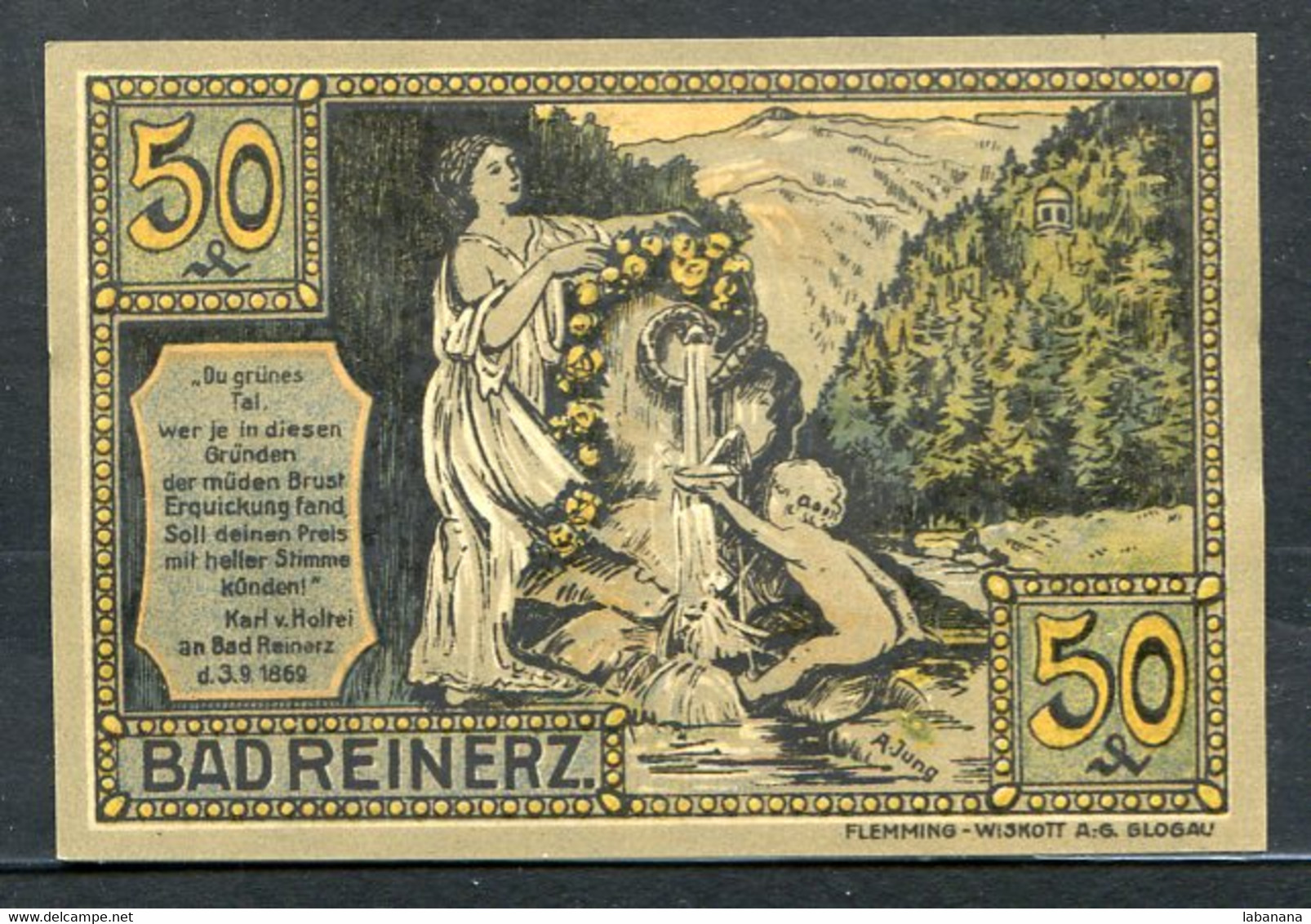 433-Duszniki 10pf, 6x25pf et 6x50pf 1921