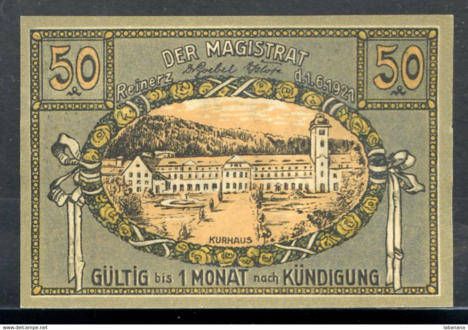 433-Duszniki 10pf, 6x25pf et 6x50pf 1921