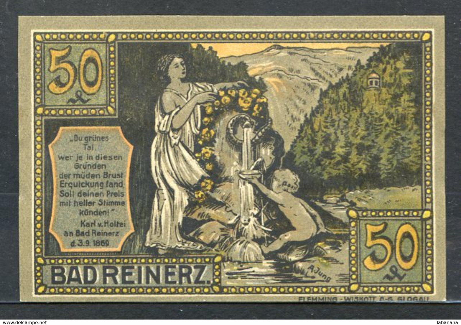 433-Duszniki 10pf, 6x25pf et 6x50pf 1921