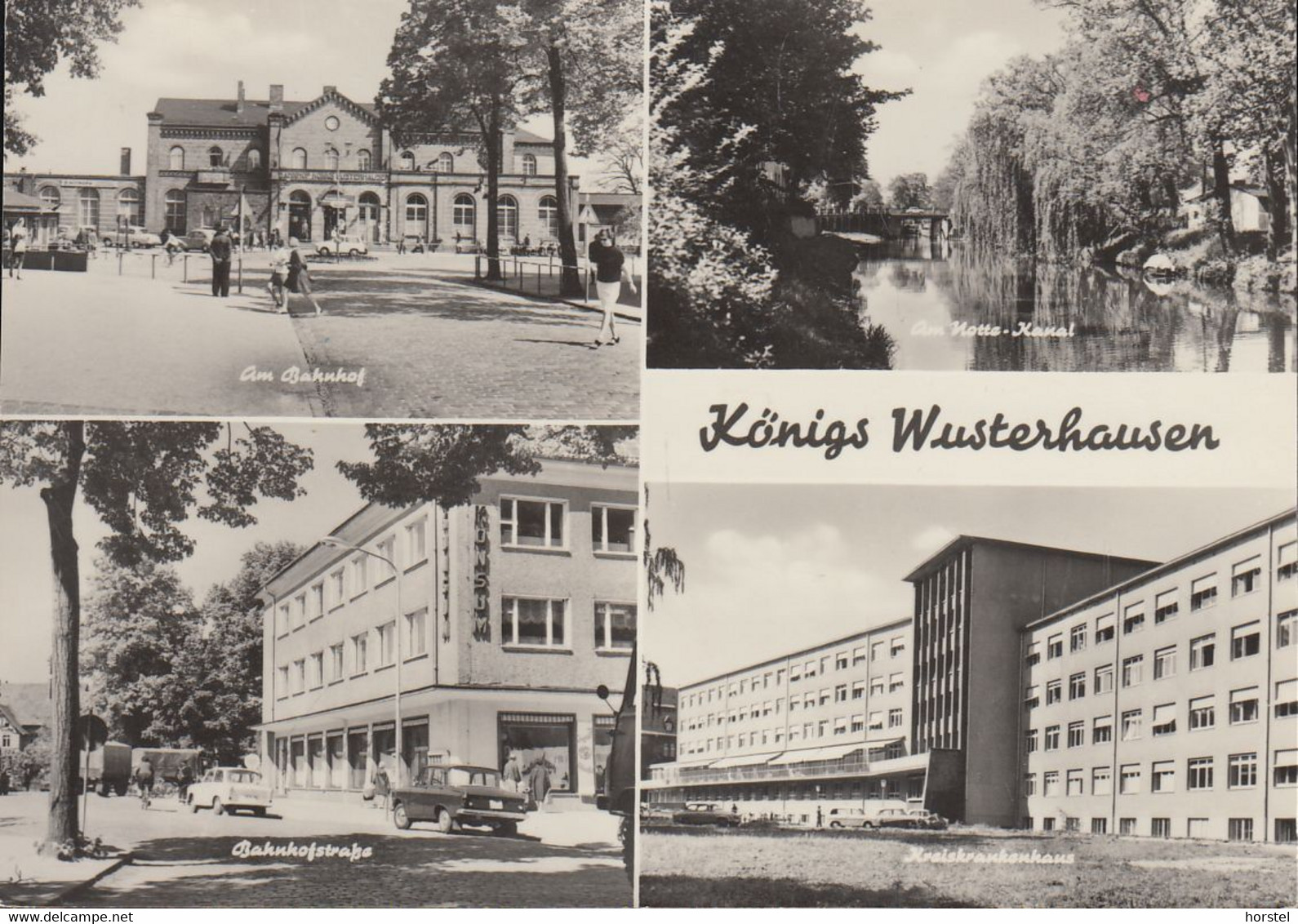 D-15711 Königs Wusterhausen - Alte Ansichten - Bahnhof - Krankenhaus - Königs-Wusterhausen