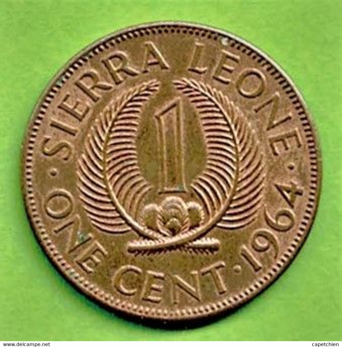 SIERRA LEONE / MILTON MARGAL / ONE CENT  / 1964 / NEUVE - Sierra Leone