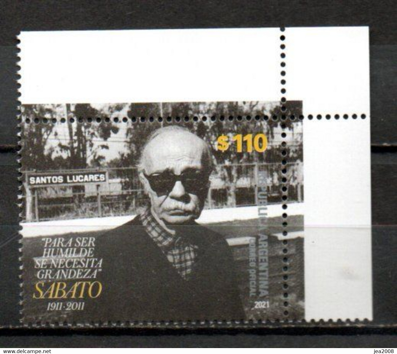 HOMENAJE A ERNESTO SABATO - Unused Stamps