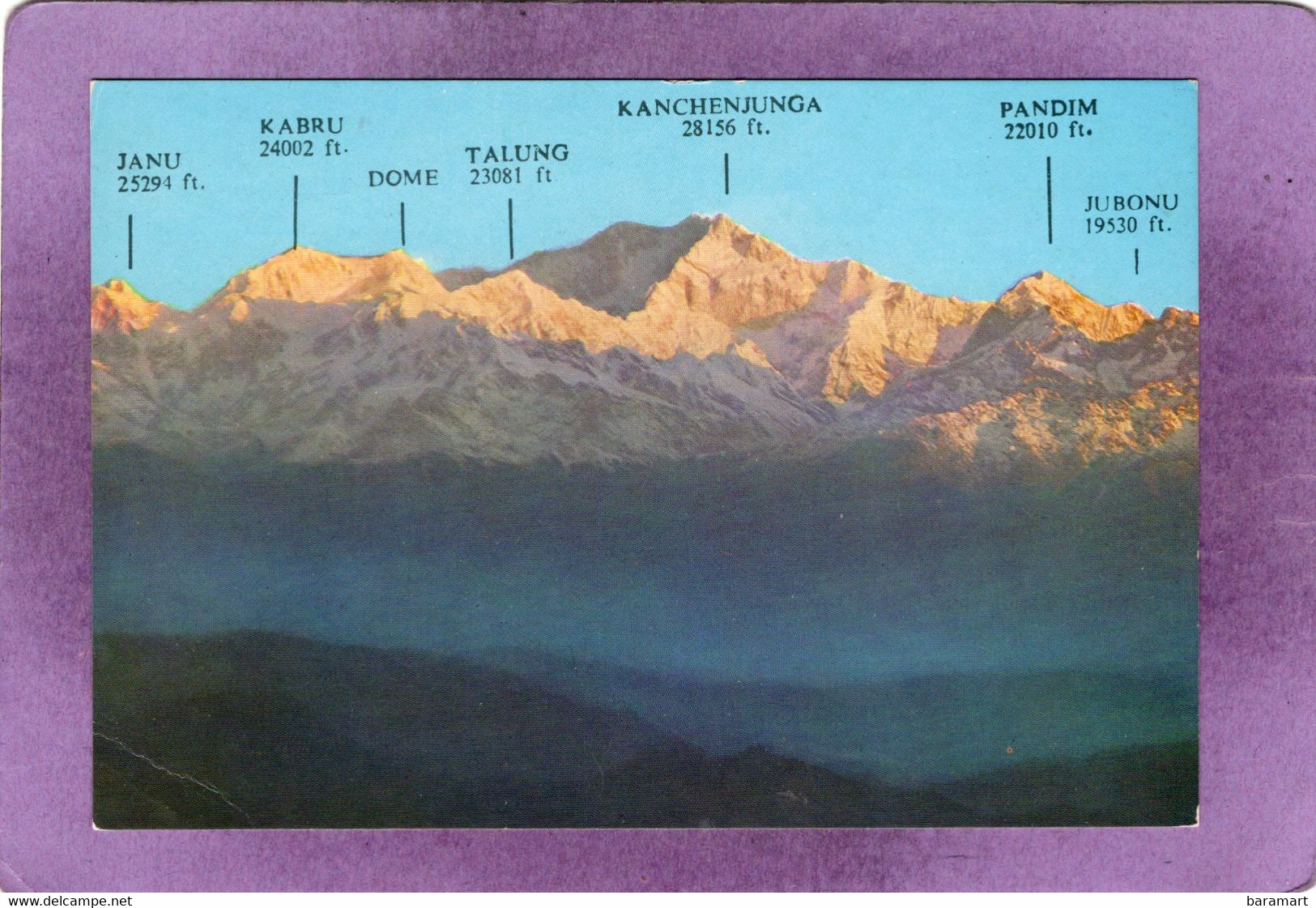 NEPAL MOUNT KANCHENJUNGA DARJEELING - Népal