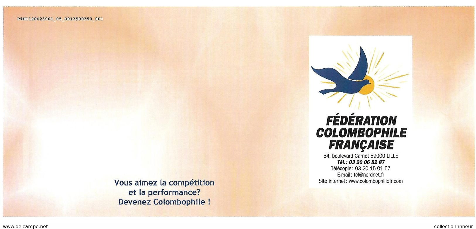 FRANCE  CARNET COLLECTOR FEDERATION COLOMBOPHILE FRANCAISE PIGEON VOYAGEUR  NON PLIE TB VOIR SCANS - Collectors