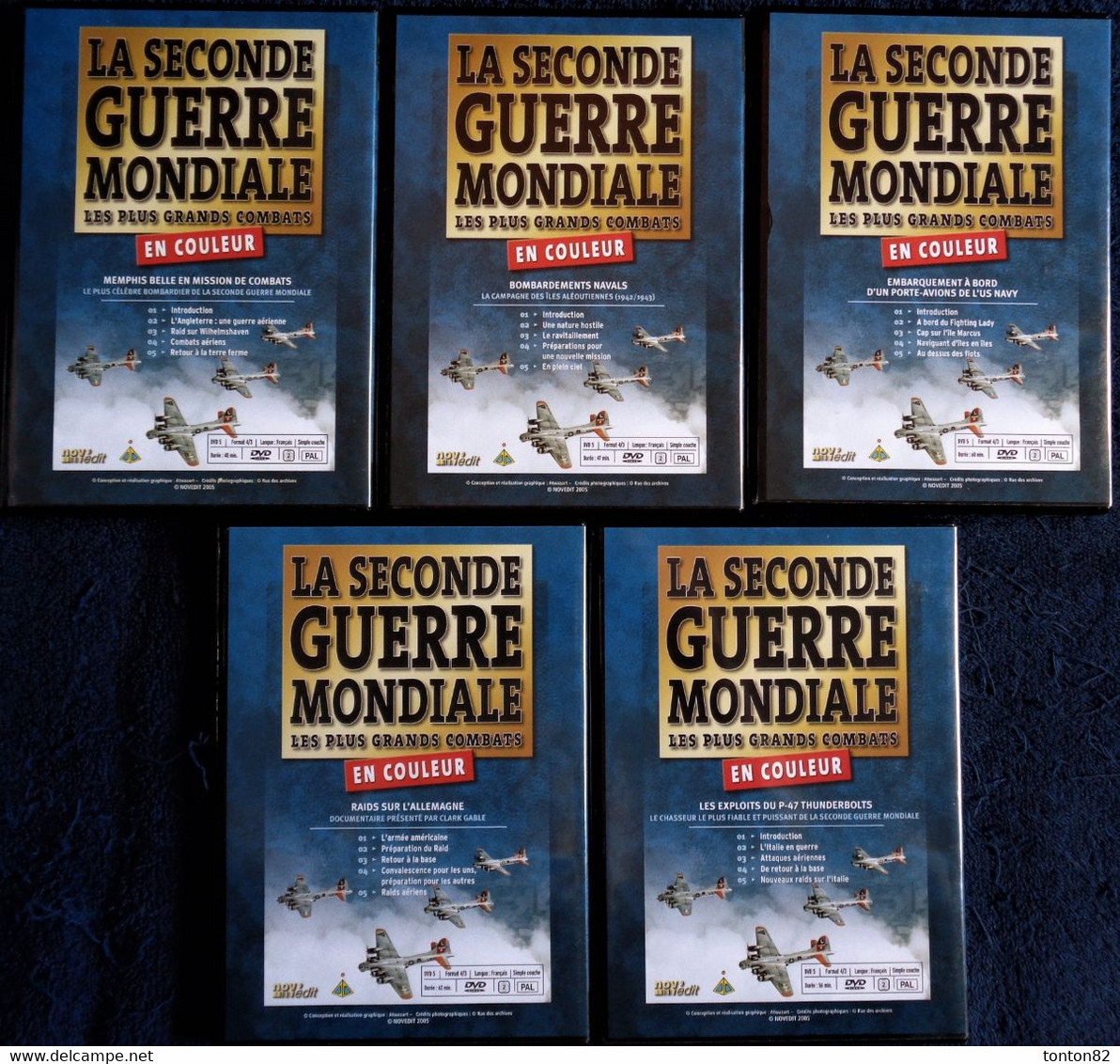 La Seconde Guerre Mondiale - Les Plus Grands Combats ( En Couleur ) - Coffret De 5 DVD . - Historia