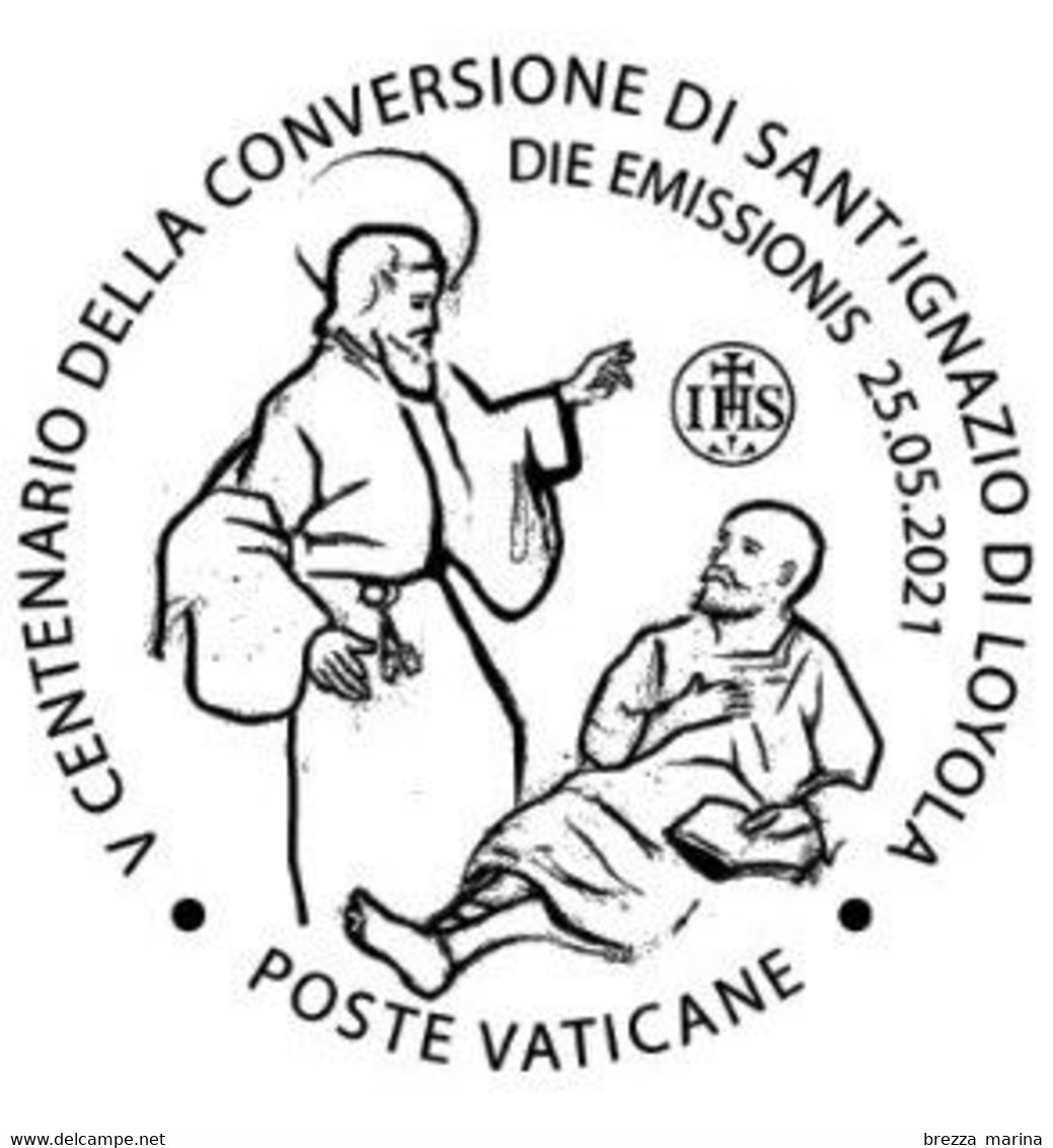 Nuovo - MNH - VATICANO - 2021 - 500 Anni Della Conversione Di Sant’Ignazio Di Loyola – IHS – 1.15 - Unused Stamps