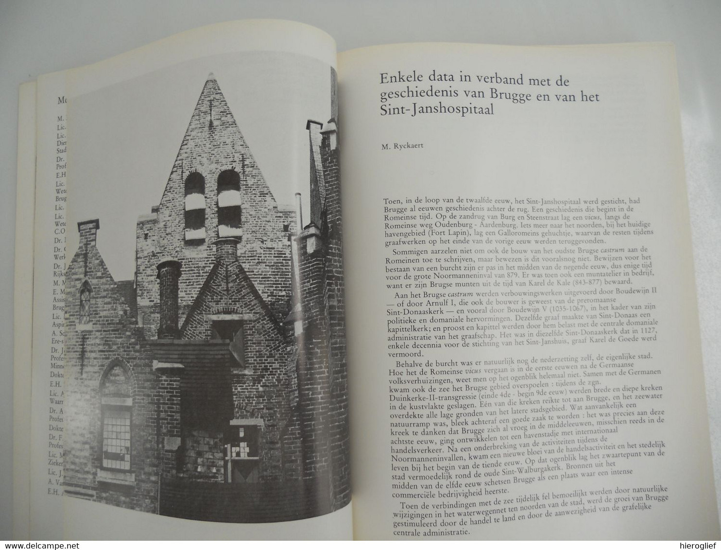 BRUGGE 800  Jar SINT-JANS HOSITAAL 1188 1976 2 Delen Tentoonstelling C.O.O. Geschiedenis Ziekenzorg Klooster Ziekenzalen - Histoire