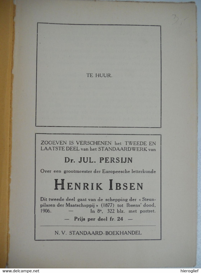 BEATRYS IN DE WERELDLITERATUUR Door Dr. Stracke 1930 Beatrijs Heilige Legende Middelnederlandse Marialegende Handschrift - Histoire