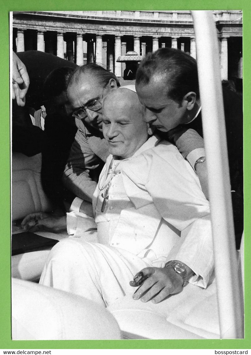 Roma - Vaticano - REAL PHOTO - Papa Giovanni Paolo II Católica - Pope John Paul II - João Paulo II - Italia - Papas