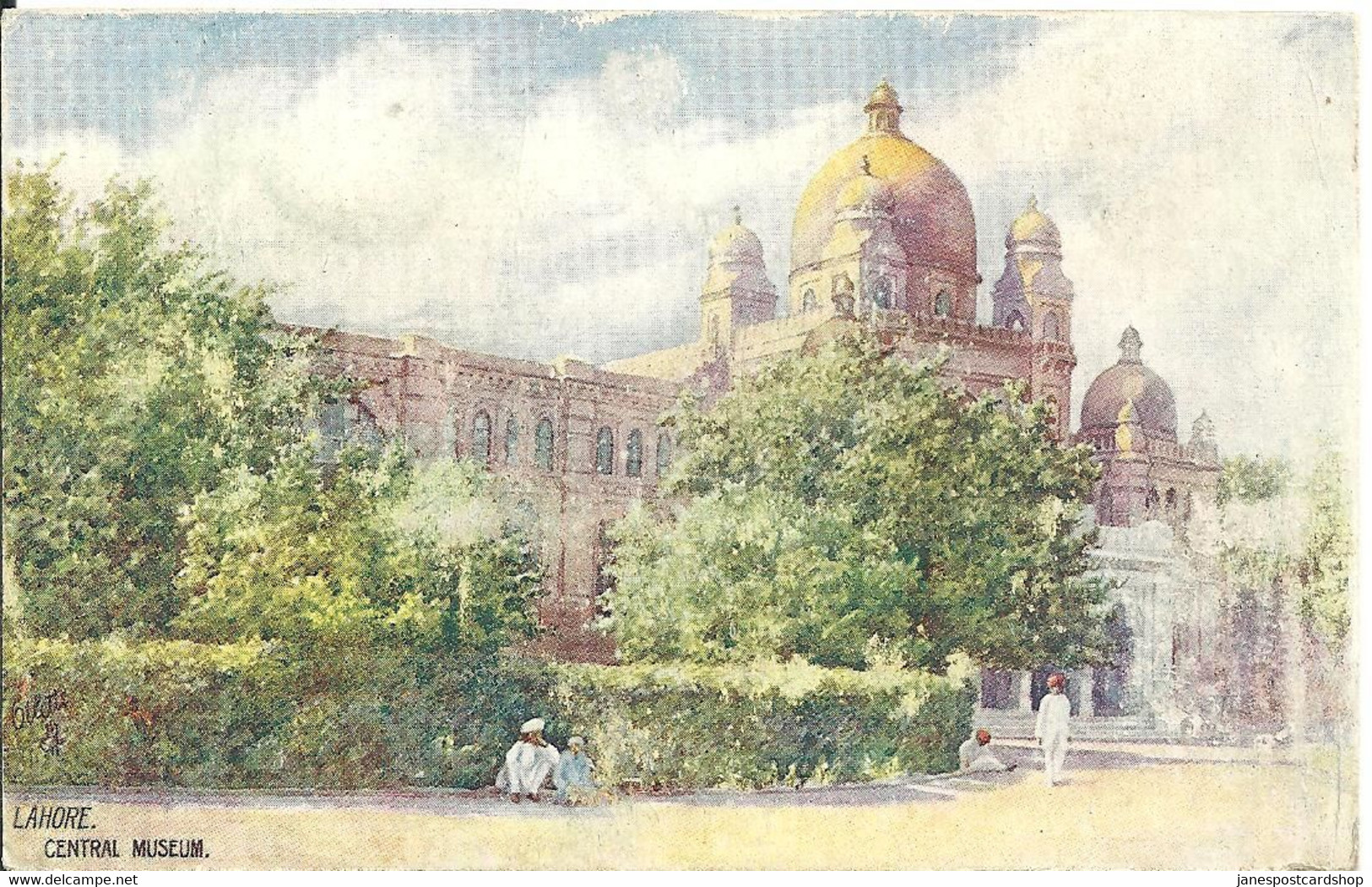 LAHORE - CENTRAL MUSEUM - INDIA - ART CARD - TUCKS OILLETTE - WIDE WIDE WORLD SERIES - NO.8966 - India