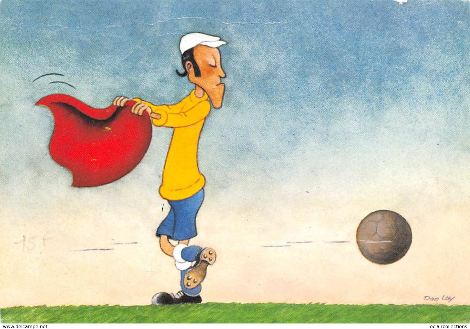 Thème:  Sport:   Football       Illustrée Par Dan Lay ..Méthode Espagnole  Olé !!    (voir Scan) - Fussball