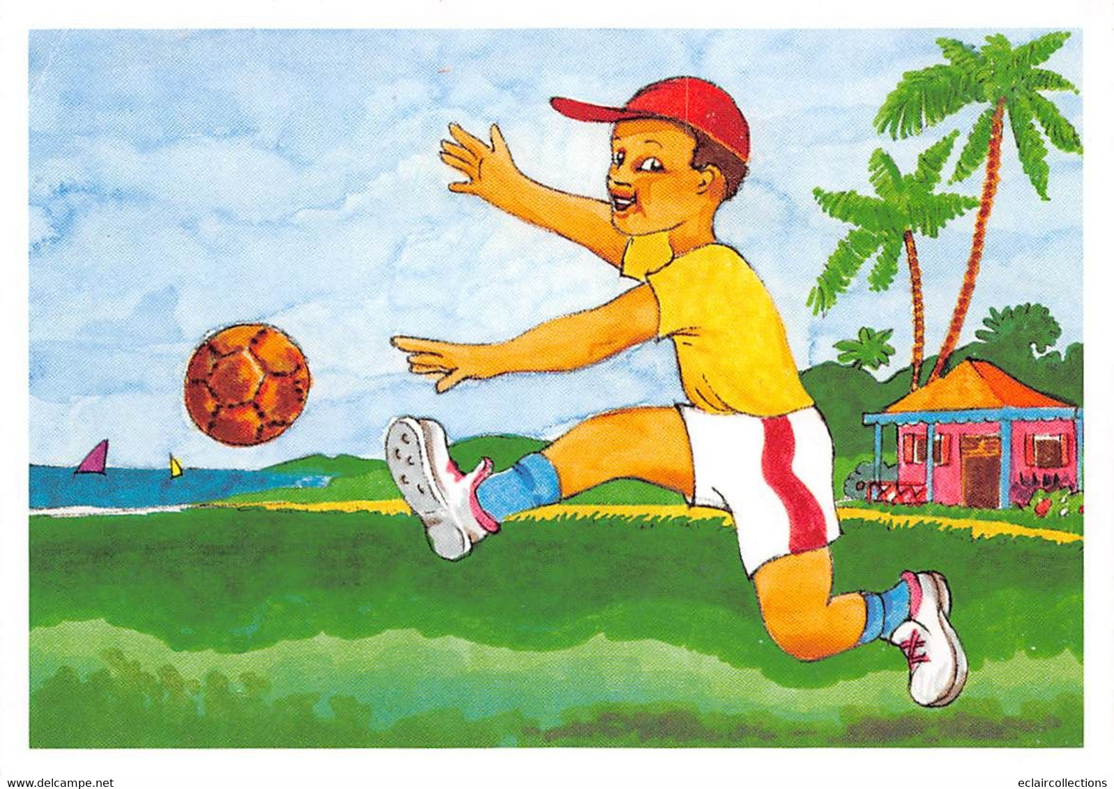Thème:  Sport:   Football       Illustrée Par Ph. Chambard   (voir Scan) - Soccer