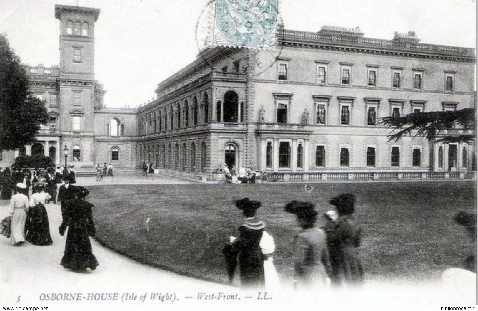 ENGLAND - ISLE OF WIGHT - OSBORNE-HOUSE - WEST FRONT - Cowes