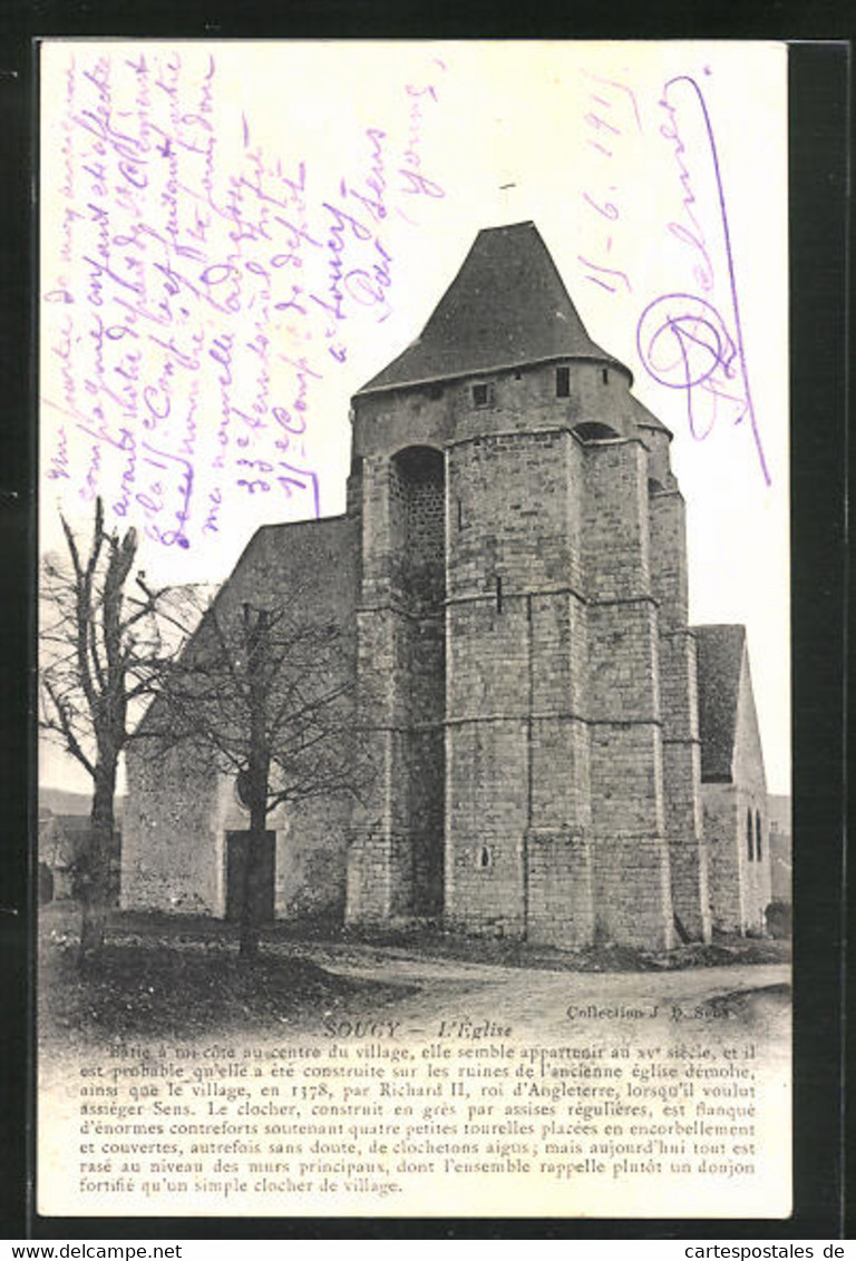 CPA Soucy, L`Eglise - Soucy