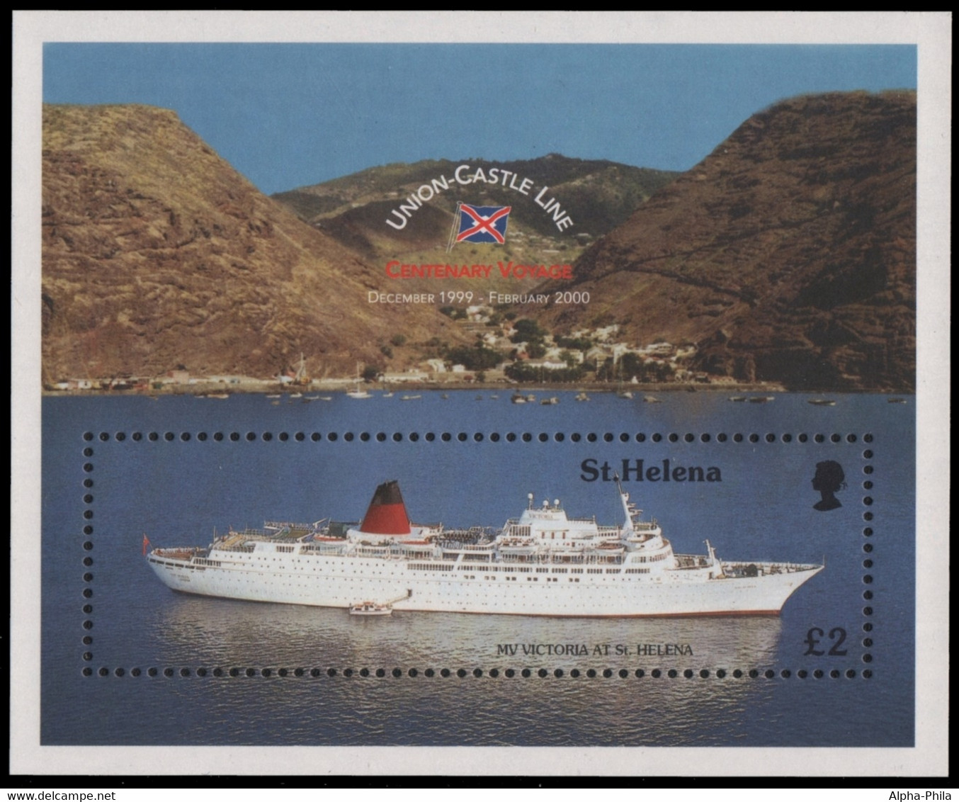 St. Helena 1999 - Mi-Nr. Block 25 ** - MNH - Schiffe / Ships - Isola Di Sant'Elena