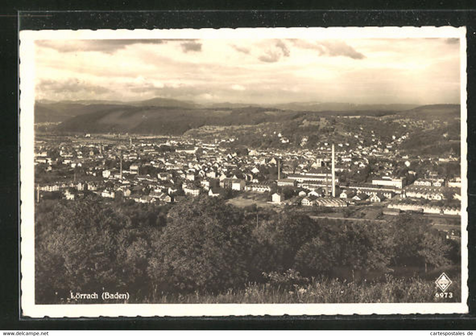 AK Lörrach / Baden, Gesamtansicht - Loerrach