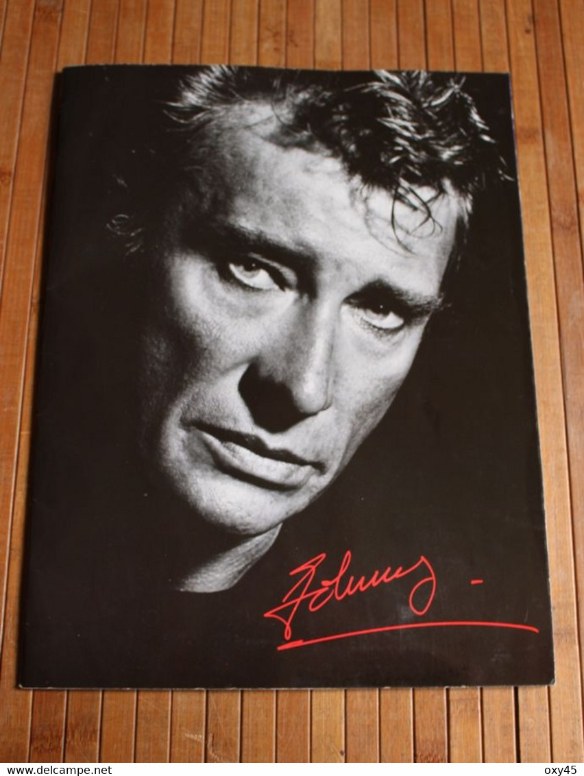 Programme De Concert Spectacle De Johnny Hallyday + 1 Photo Originale Du Concert - Affiches & Posters