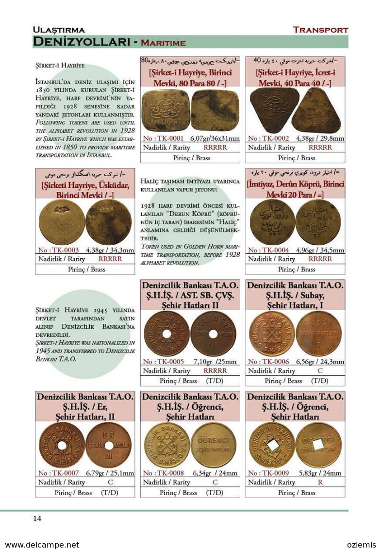 Ottoman Empire & Turkish Republic Tokens Catalogue