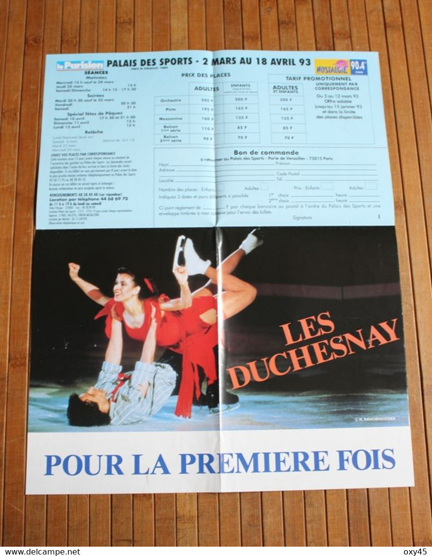 2 Programme De Spectacle Holiday On Ice + Affichette - Affiches & Posters