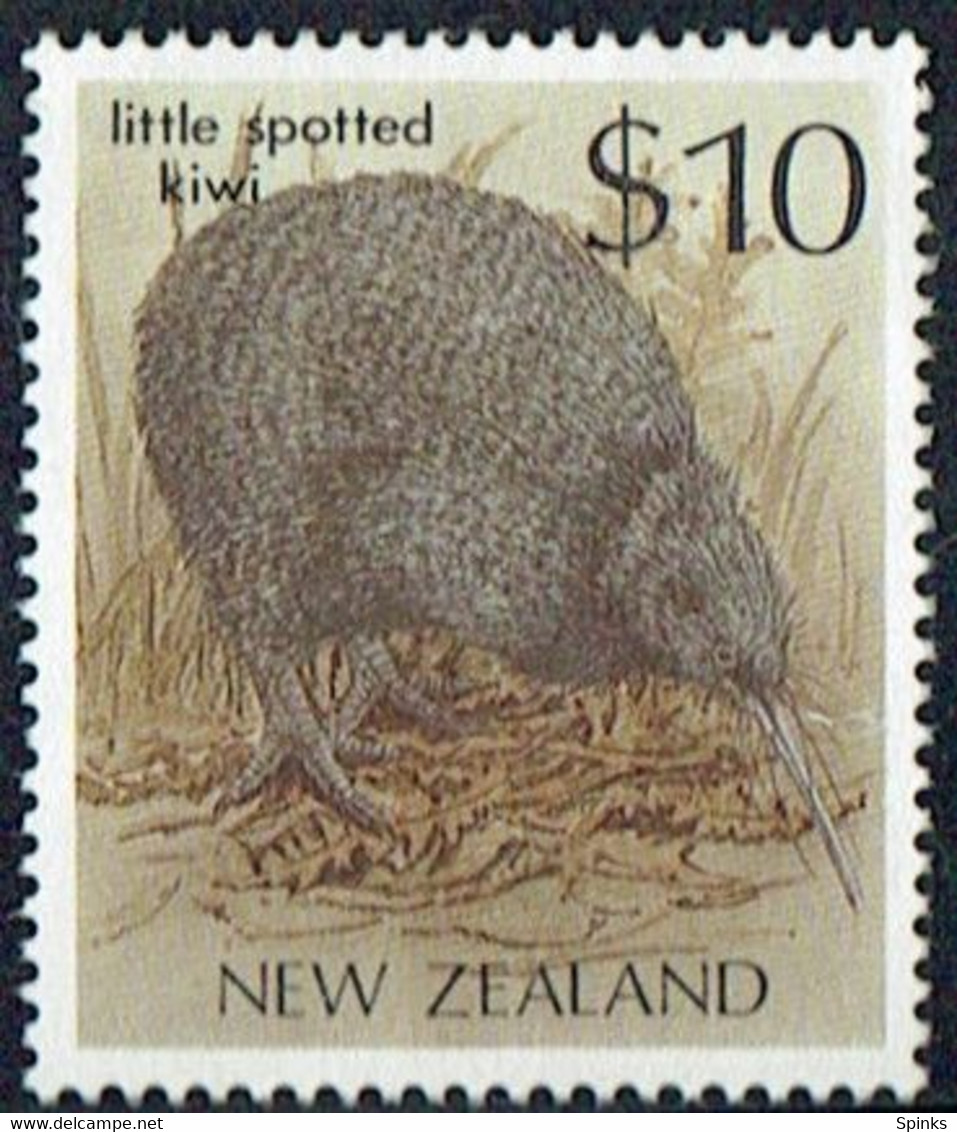 NEW ZEALAND 1989 $10 Kiwi ACS 778 MNG - Unused Stamps